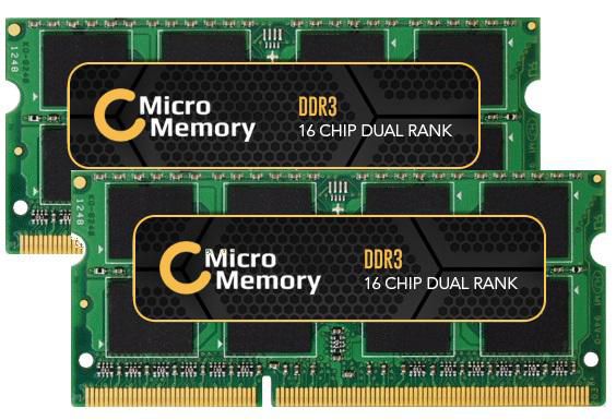CoreParts 16GB Memory Module 1333Mhz DDR3 Major SO-DIMM KIT 2x 8GB - W125163597
