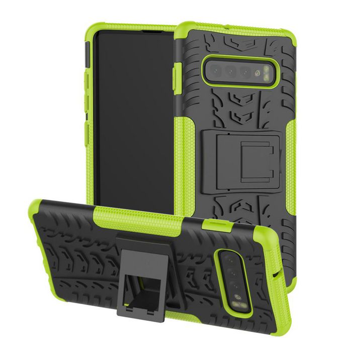 CoreParts Armor Protective Case, f/ Samsung Galaxy S10 Plus, Green - W124564255
