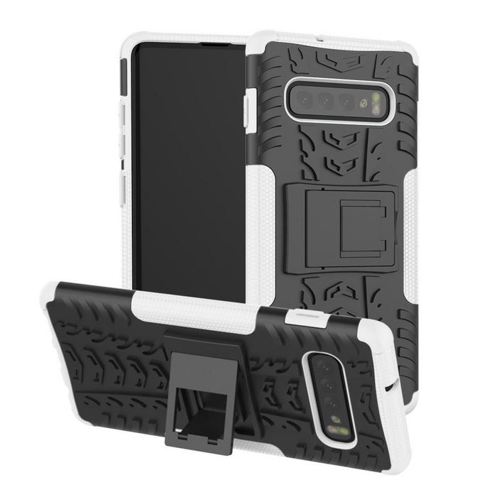 CoreParts Armor Protective Case, f/ Samsung Galaxy S10 Plus, White - W124464420