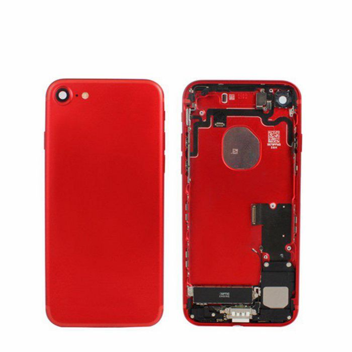 CoreParts Iphone 7 back cover Red Apple iPhone 7 Back Cover with Small Parts Assembly - without Logo - Red - W125064146