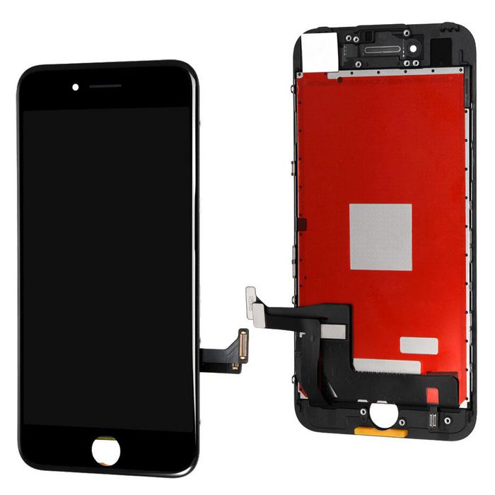CoreParts LCD Assembly with Digitizer and Frame for iPhone 7 Black , Copy LCD Highest grade - AUO Quality - W124764278