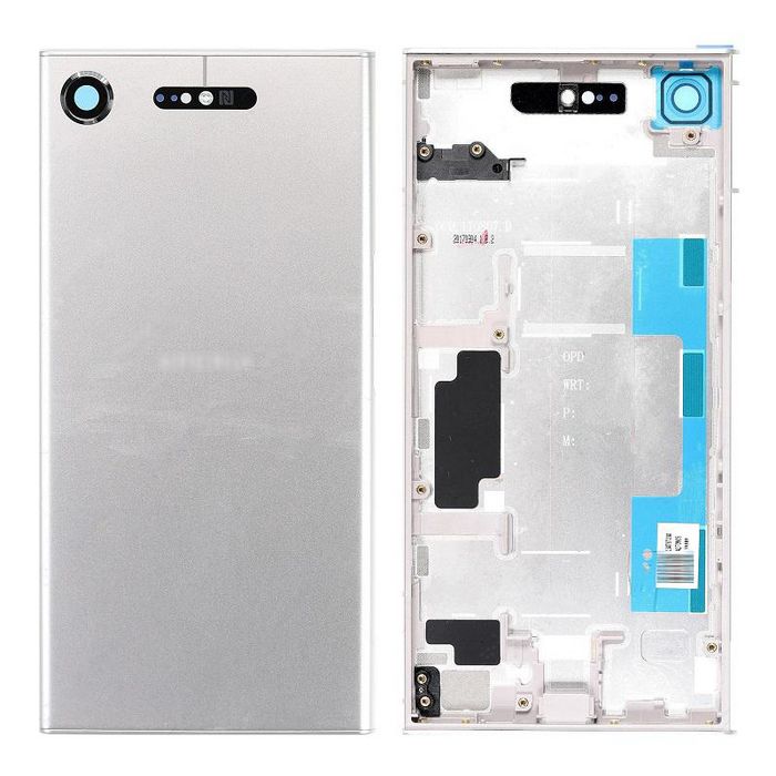CoreParts Sony Xperia XZ1 Back Cover wit with Mid Frame Silver Silver - W125064195