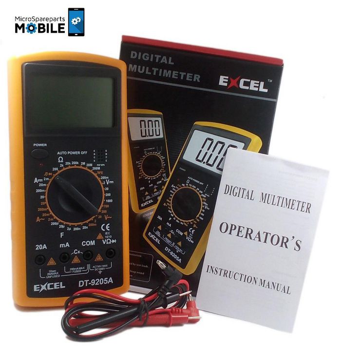 MOBX-TOOLS-031, CoreParts Multimeter - AC/DC/A LCD Digital