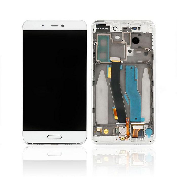 CoreParts Mi 5 LCD Screen White Org. LCD Screen and Digitizer with Front Frame Assembly White - W125326959