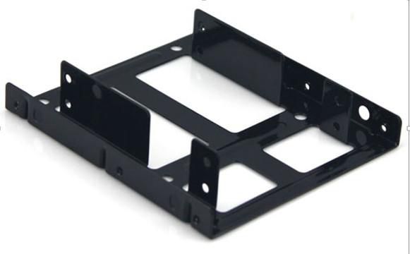 CoreParts Dual 2.5" to 3.5" Bracket Twelve (12) screws included Support two 2.5" HDD or SSD into 3.5" bay - W124364486