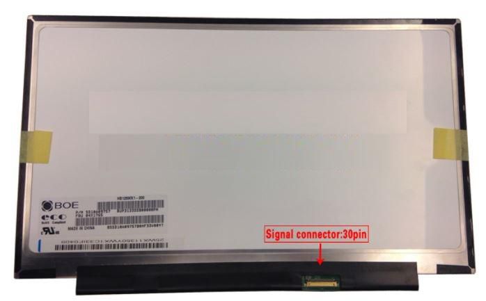 CoreParts 12,5" LCD HD Glossy, 1366x768, Original Panel, 30pins Bottom Right Connector, w/o Brackets - W125263988