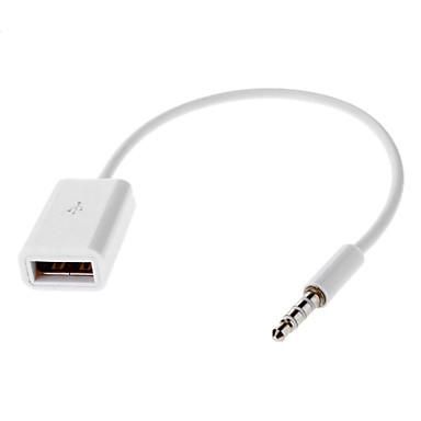 CoreParts Adapter 3.5mm to USB A female White - W124745627