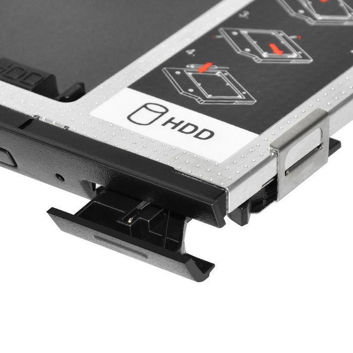 CoreParts 2:nd bay HD Kit SATA E6440/ E6540 Fits SATA drives 9.5 mm or less - W124759906