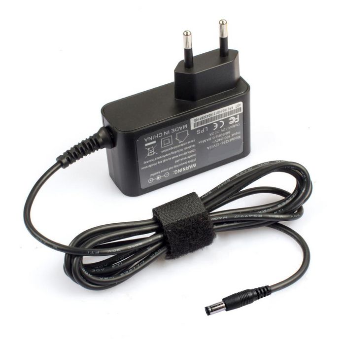 CoreParts Power Adapter 24W 12V 2A Plug:5.5*2.1 Including EU Power Cord - W124790225