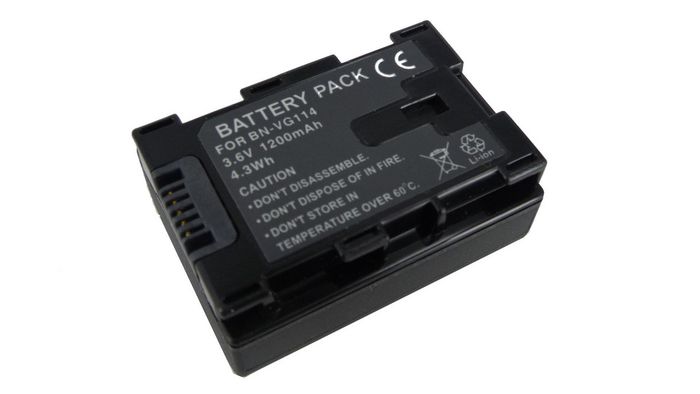 CoreParts Camcorder Battery for JVC 3.6V 1200mAh Black - W124662510