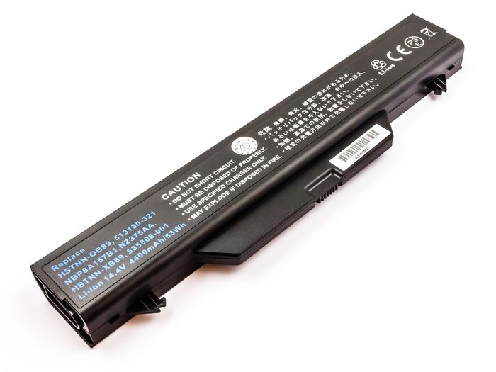 CoreParts Laptop Battery for HP 63,36Wh 8 Cell Li-ion 14,4V 4400mAh Black - W125162253