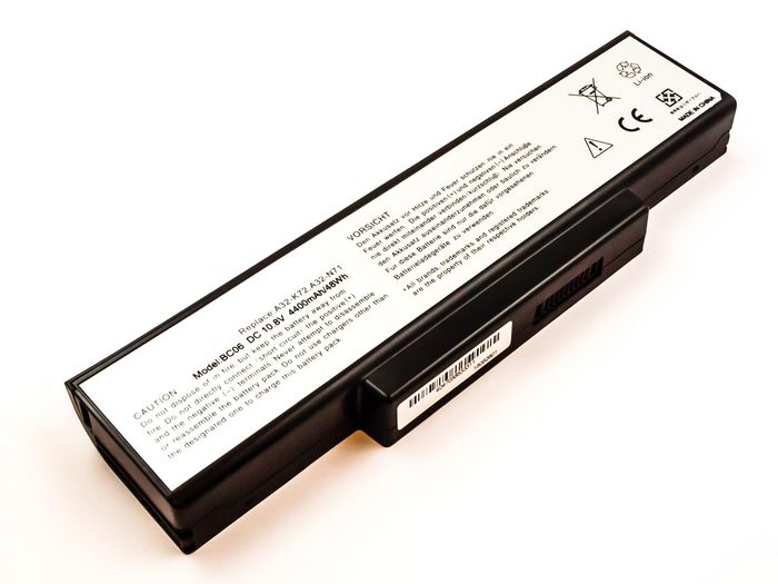 CoreParts Laptop Battery for Asus 47,52Wh 6 Cell Li-ion 10,8V 4400mAh Black - W124362578