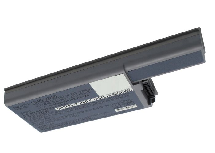 CoreParts Laptop Battery for Dell 49Wh 6 Cell Li-ion 11.1V 4.4Ah Metallic Grey - W124662587