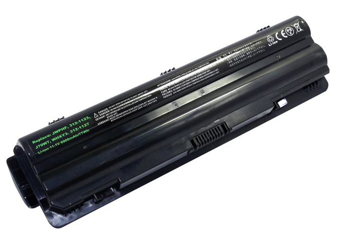 CoreParts Laptop Battery for Dell 73Wh 9 Cell Li-ion 11.1V 6.6Ah Black - W124462803