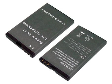 CoreParts Battery for Mobile 5Wh Li-ion 3.7V 1380mAh Black, Nokia - W125062603