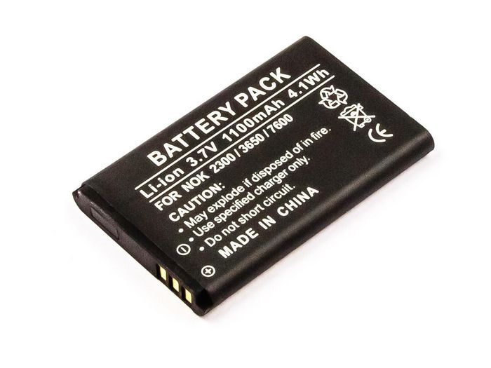 CoreParts Battery for Mobile 4Wh Li-ion 3.7V 1100mAh Black, Nokia - W124362772