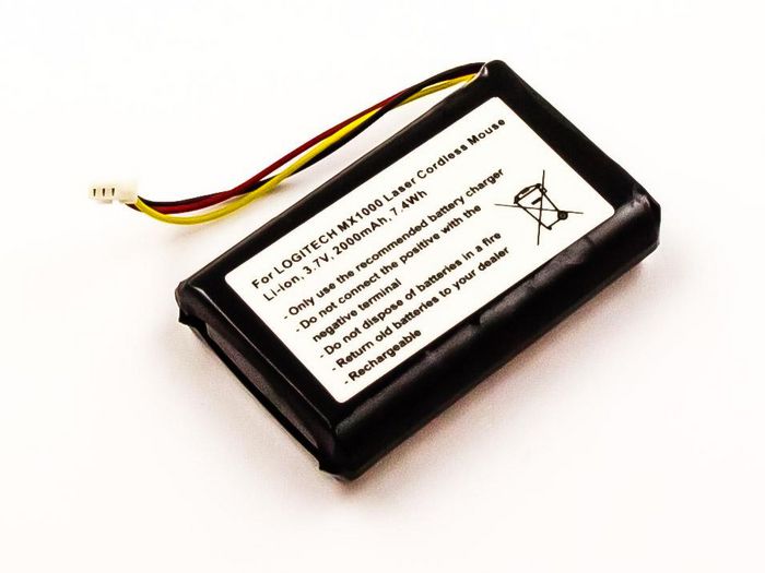 CoreParts Battery for Cordless Mouse 7.4Wh Li-ion 3.7V 2000mAh - W124962876