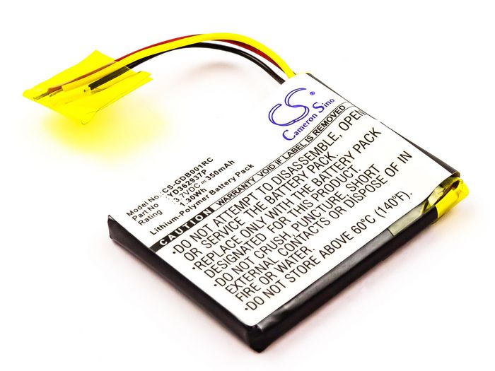 CoreParts Battery for Remote Control 1.3Wh Li-Pol 3.7V 350mAh - W125326273