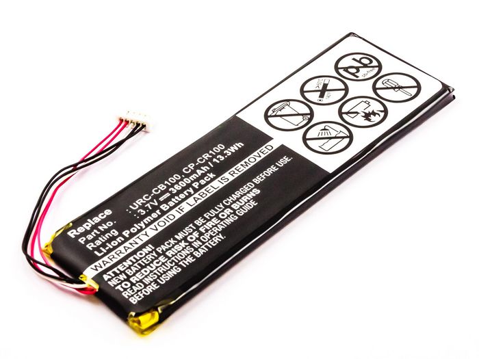 CoreParts Battery for Remote Control 13.3Wh Li-Pol 3.7V 3600mAh - W124662806