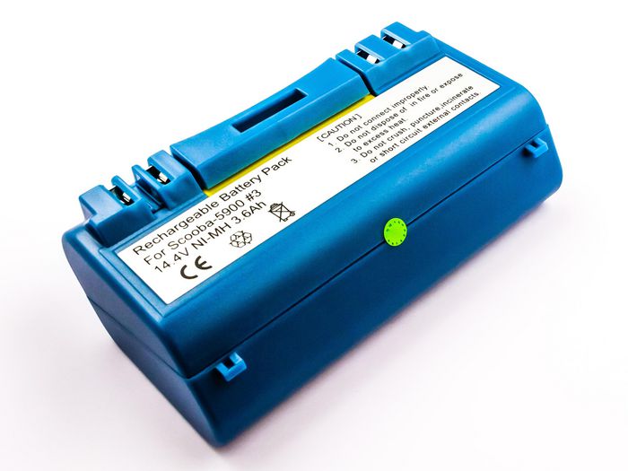 CoreParts Battery for iRobot Scooba 51.8Wh Ni-Mh 14.4V 3600mAh Scooba 300 Series, 5000 Series, 6050 - W125091655