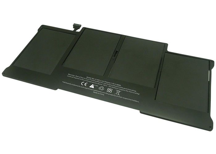 CoreParts Laptop Battery for Apple 47Wh 4 Cell Li-Pol 7.4V 6.2Ah MacBook Air 13" A1466 Late 2010 Mid 2011 and Mid 2012 - W124362810