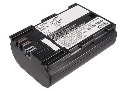 CoreParts Camera Battery for Canon, 1800 mAh, 13.3 Wh, 7.4 V, Li-ion - W124962934
