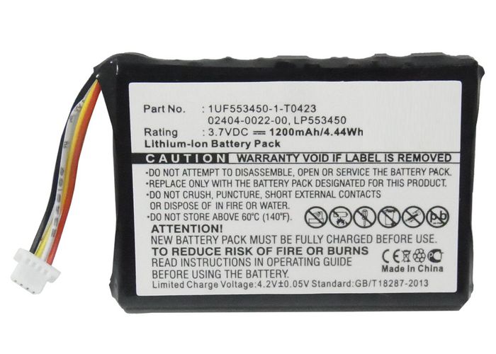 CoreParts Camera Battery for Cisco 4.4Wh Li-ion 3.7V 1200mAh Black, 3rd, F460, Generation, M31120B, M3160, Mino HD, PUDFVM31120B, S1240, U260, U260B, U260W, U260W 4 GB, Video MINOHD, Video ULTRAHD - W124362856