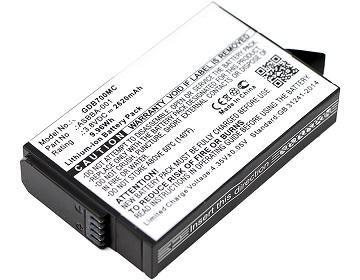 CoreParts Camera Battery for GoPro 10Wh Li-ion 3.8V 2620mAh Black, Fusion - W124562917
