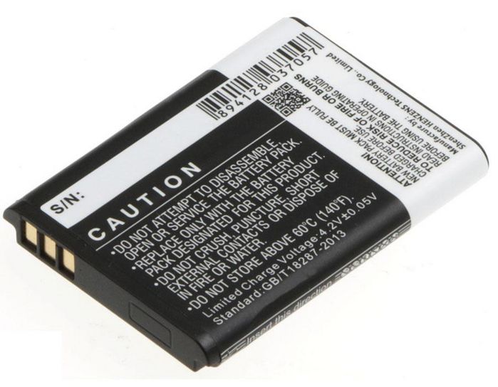 CoreParts Camera Battery for iSpan 3.3Wh Li-ion 3.7V 900mAh Black, DDV-965 - W124362862