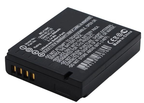 CoreParts Camera Battery for Leica 3.1Wh Li-ion 3.7V 850mAh Black, D-LUX5, D-LUX5E, D-LUX6, V-LUX 2, V-LUX 3 - W124463065