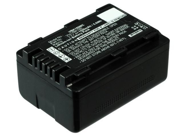 CoreParts Camera Battery for Panasonic 5.6Wh Li-ion 3.7V 1500mAh Black, HC-V10, HC-V100, HC-V100EG-K, HC-V100EG-W, HC-V100K, HC-V100M, HC-V100 - W124762844