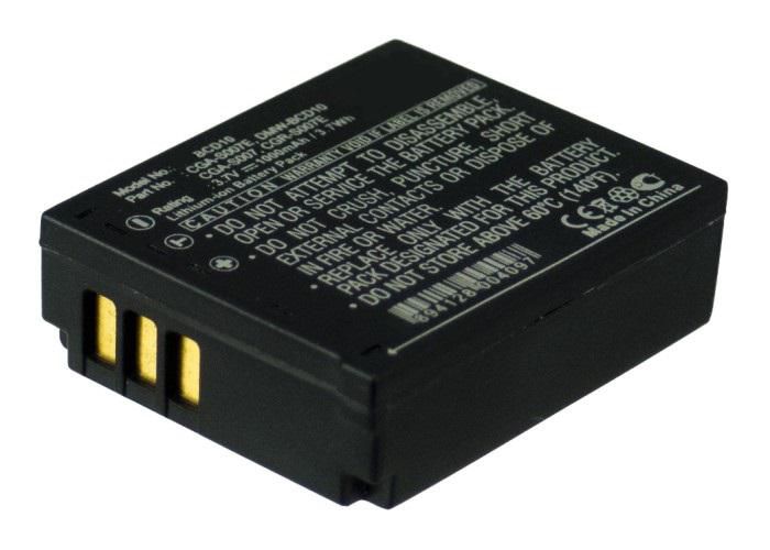 CoreParts Camera Battery for Panasonic, 1000 mAh, 3.7 Wh, 3.7 V, Li-ion - W124362875