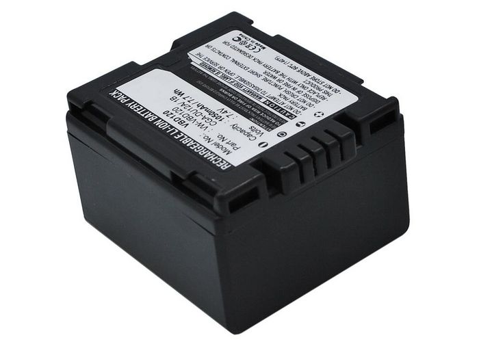CoreParts Camera Battery for Panasonic, 1050 mAh, 7.8 Wh, 7.4 V, Li-ion - W124962954