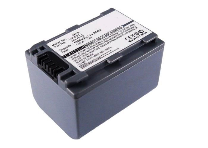 CoreParts Camera Battery for Sony 10.1Wh Li-ion 7.4V 1360mAh Dark Grey, DCR-DVD105, DCR-DVD105E, DCR-DVD203, DCR-DVD205, DCR-DVD205E DCR-DVD3 - W125062712