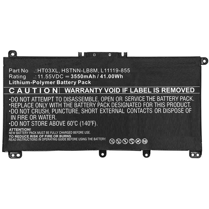 CoreParts Laptop Battery for HP 41Wh Li-Pol 11.55V 3550mAh HP15-CS, 17-BY, 250 G7, 255 G7, HP PAVILION 14-BF084NO 2GF89EA#UUW - W124862575