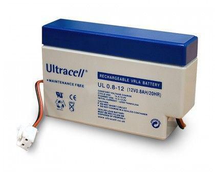 CoreParts Lead Acid Battery 9.6Wh 12V 0.8Ah UL0.8-12 Connection, type JST male - W124963018