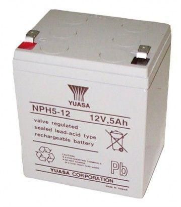 CoreParts Lead Acid Battery 60Wh 12V 5Ah NPH5-12 Connection, type Faston (6.5mm) - W124563011