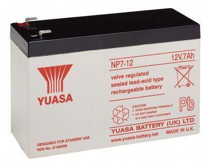 CoreParts Lead Acid Battery 84Wh 12V 7Ah NP7-12L Connection, type Faston (4.35mm) - W124386677