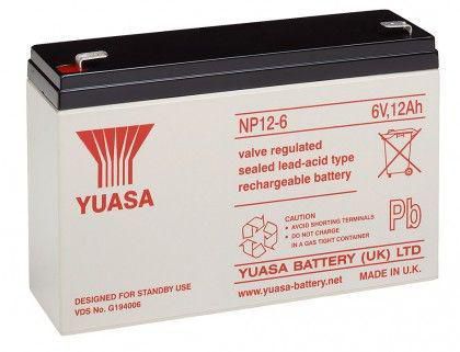 CoreParts Lead Acid Battery 72Wh 6V 12Ah NP12-6 Connection, type Faston (6.35mm) - W125162655