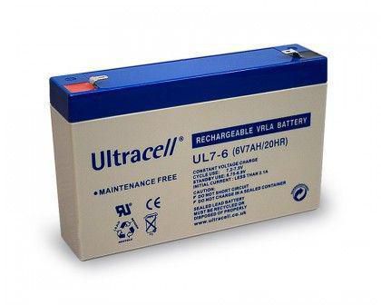 CoreParts Lead Acid Battery 42Wh 6V 7Ah UL7-6 Connection, type Faston (4.8mm) - W124862588