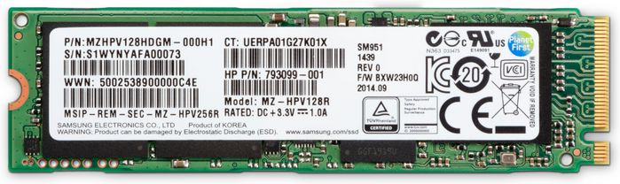 HP Disque SSD HP NVME 2260 M.2 PCI-E 3 x 4 de 1 To - W124990814
