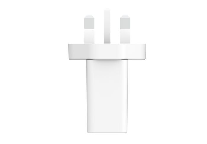 eSTUFF Home Charger USB-A 2.4A 12W, UK Plug - White - W125869054