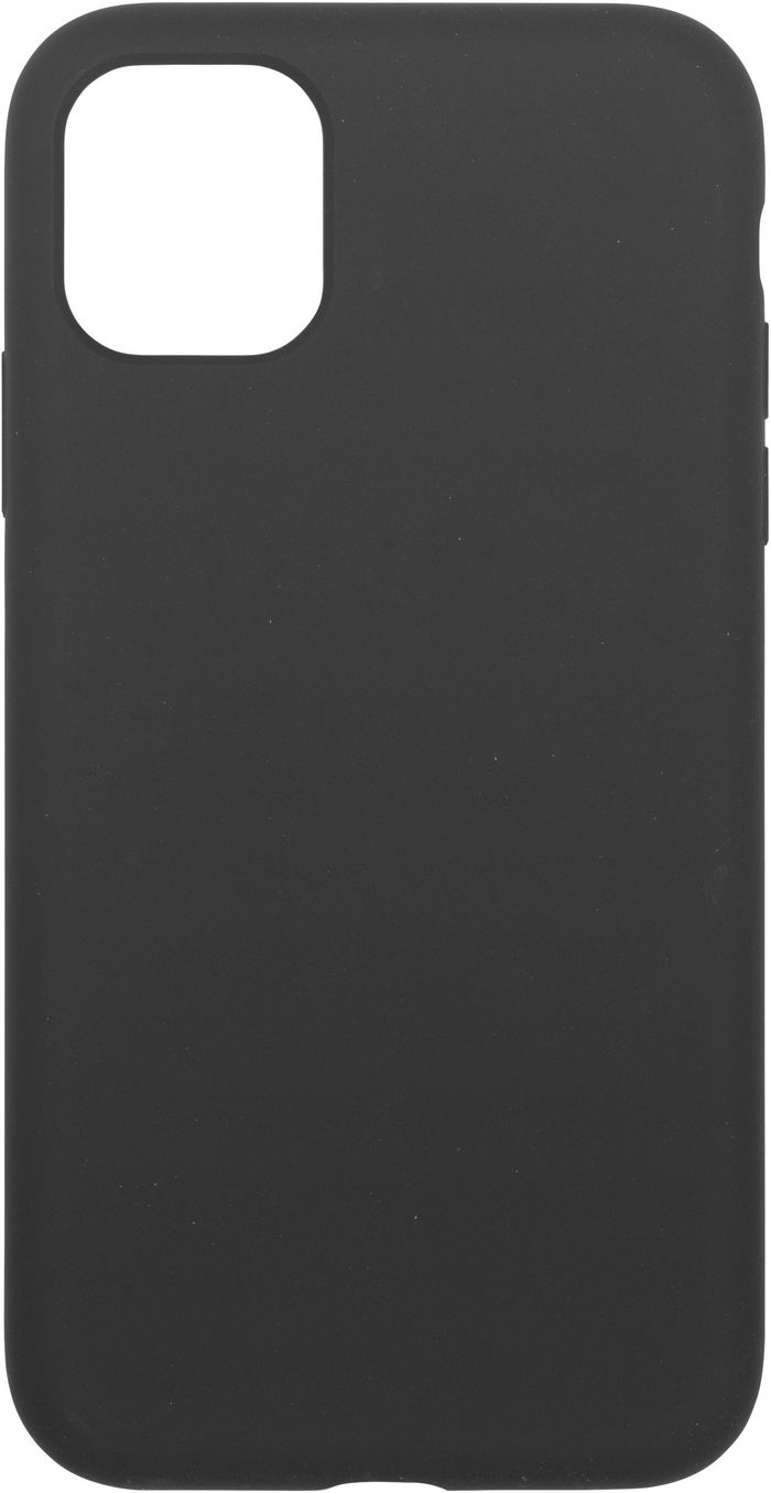eSTUFF iPhone 11 MADRID Silicone Cover - Black - W124882614