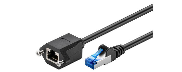 MicroConnect CAT6A S/FTP Extension Cable LSZH 3m, Black - W125913133