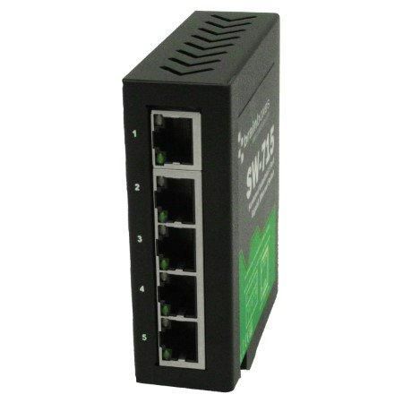 Brainboxes 5xRJ-45, Gigabit Ethernet, 5-30V, 3.6W, 29x95x99mm, 274g - W125656188