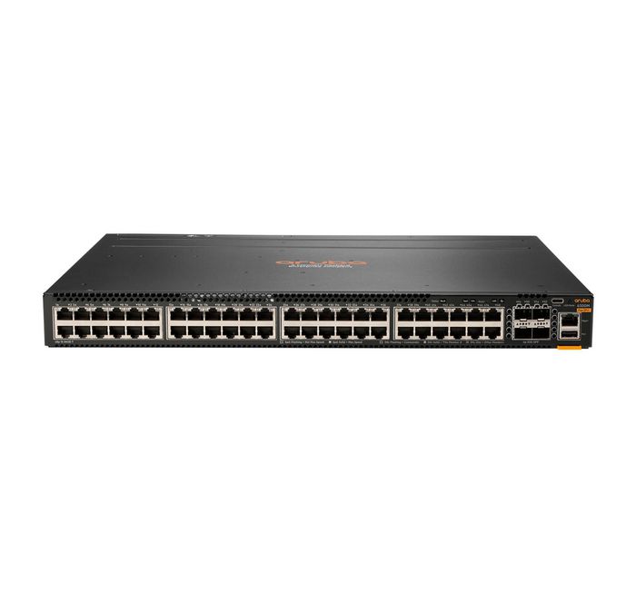 Hewlett Packard Enterprise Aruba 6300M 48-port 1GbE and 4-port SFP56 Power-to-Port 2 Fan Trays 1 PSU Bundle - W125913801