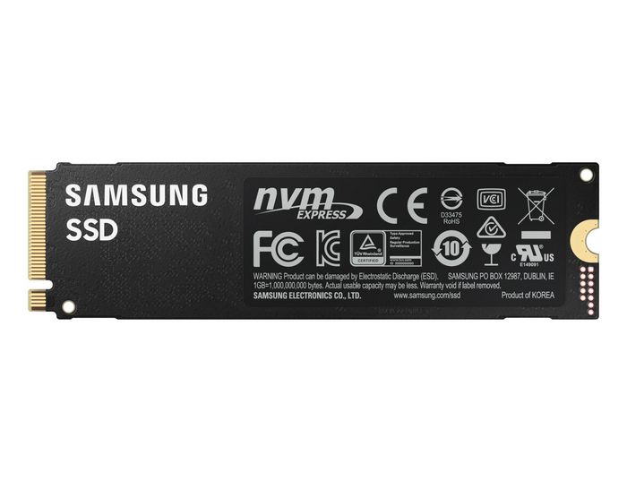 Samsung 1 TB, M.2 (2280), V-NAND MLC, PCIe Gen 4.0 x4, NVMe 1.3c - W125920990