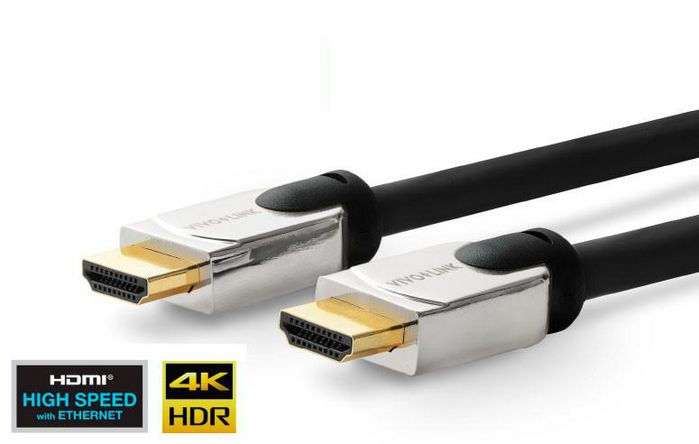 PROHDMIHDM7.5, Vivolink Pro HDMI Cable Metal Head 7.5m