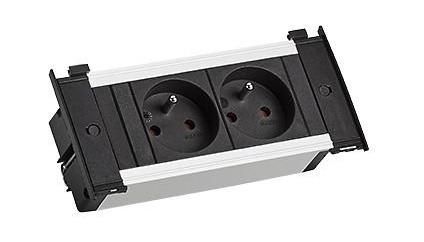 Bachmann 2m cable with ferrules and mounting plug, 2x UTE socket, Socket orientation 90°, 151 mm - W125899476