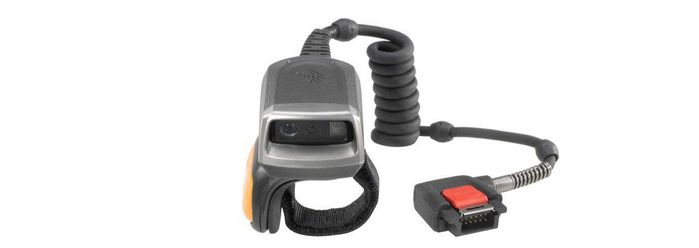Zebra CORDED 2D IMAGER RING SCANNER TO WT6000 WEARABLE TERMINAL, LONG CABLE TO HIP, WORLDWIDE - W125652206